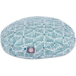 Majestic Pet Products Charlie Dog Pillow/Classic Polyester/Cotton in Green/White, Size 5.0 H x 36.0 W x 36.0 D in | Wayfair 78899550870