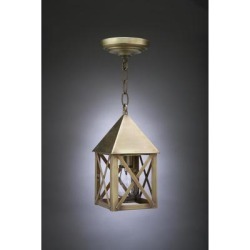 Northeast Lantern York 11 Inch Tall 1 Light Outdoor Hanging Lantern - 7012-DB-MED-CSG