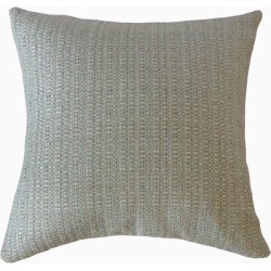 Fauve Solid Throw Pillow Mist (Square - 20 x 20), Blue, The Pillow Collection(Polyester, Geometric)