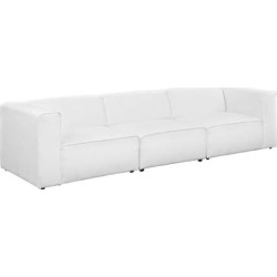 Mingle 3 Piece Upholstered Fabric Sectional Sofa Set EEI-2827-WHI found on Bargain Bro Philippines from totally furniture for $1604.99