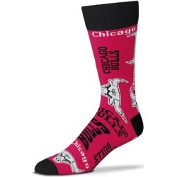 "For Bare Feet Chicago Bulls Wall to Crew Socks"