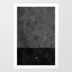 Art Print | Dark Luxury Concrete by Andre Vieira - X-Small - Society6