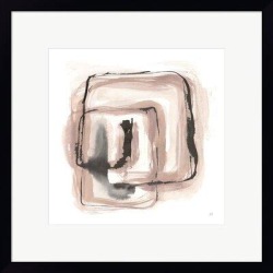 Orren Ellis Lost In Squares III By Chris Paschke, Framed Wall Art in Brown, Size 18.0 H x 18.0 W x 1.0 D in | Wayfair found on Bargain Bro from Wayfair for USD $129.19