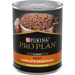 Purina Pro Plan COMPLETE ESSENTIALS Grain Free, High Protein Chicken & Duck Entree Wet Dog Food, 13 oz.
