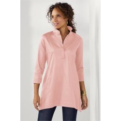 Women's Portia Tunic Top by Soft Surroundings, in Blush size XS (2-4)