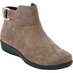 Women's The Cassie Bootie by Comfortview in Taupe (Size 8 1/2 M) found on Bargain Bro from Jessica London for USD $37.99