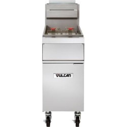 Vulcan 1GR45M-2 45-50 lb. Liquid Propane Floor Fryer - 120,000 BTU