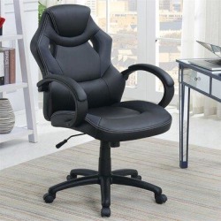 Inbox Zero Gaming Chair in Black, Size 27.0 W x 28.0 D in | Wayfair 488302E4654A41068E88B1FD0FF88CD5 found on Bargain Bro from Wayfair for USD $215.83