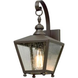 Troy Lighting Mumford 15-inch Bronze Outdoor Wall Light
