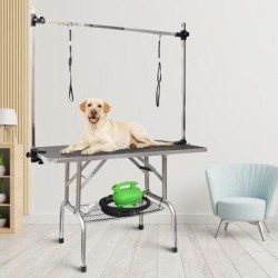 HomLux Dog Grooming Table, Size 64.0 H x 46.0 W x 24.0 D in | Wayfair D28900482A-Pet grooming table-xj