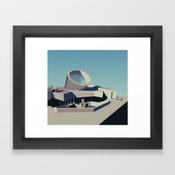 Soviet Modernism: Youth Metro Station In Yerevan, Armenia Framed Art Print by Nvard Yerkanian - Vector Black - X-Small-10x12