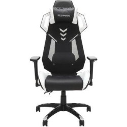 Respawn PC & Racing Game Chair Faux Leather/Plastic/Acrylic/Upholstered/Mesh/Metal in White, Size 55.0 H x 28.0 W x 27.5 D in | Wayfair RSP-200-WHT found on Bargain Bro from Wayfair for USD $149.07
