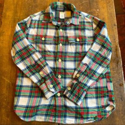 J. Crew Shirts & Tops | J. Crew Plaid Flannel Button Down Shirt 8 | Color: Green/Red | Size: 8b found on Bargain Bro Philippines from poshmark, inc. for $25.00