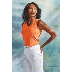 Women's On Holiday Tank Top by Soft Surroundings, in Soft Orange size XL (18)