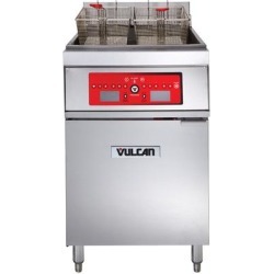Vulcan 1ER85C-1 85 lb. Electric Floor Fryer with Computer Controls - 208V, 3 Phase, 24 kW