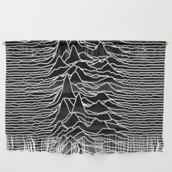 Wall Hanging | Joy Division - Unknown Pleasures by Hein - Large 47" x 32 1/4" - Society6