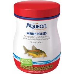 Aqueon Shrimp Pellets Fish Food, 6.5 oz.