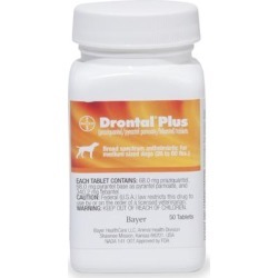 Drontal Plus for Medium Dogs, Single Tablet, 1 CT