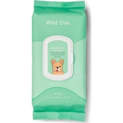 Wild One Eucalyptus-Mint Dog Grooming Wipes, Count of 70, Small