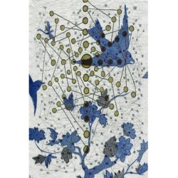 Winston Porter Chakra Web w/ Wings Canvas & Fabric in Blue/Gray, Size 1.25 D in | Wayfair 3A1D8E3DB2FD40D6A9D773A811BB9968