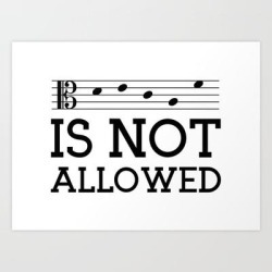 Decaf Is Not Allowed (alto Version) Art Print by A Musician On The Roof - X-Small