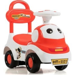 3-in-1 Baby Walker Sliding Pushing Car w/ Sound-Orange