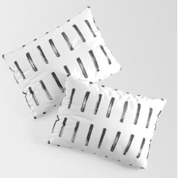 Dash King Size Pillow Sham by Almostmakesperfect - STANDARD SET OF 2 - Cotton