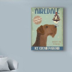 Winston Porter 'Airedale Ice Cream' Vintage Advertisement on Wrapped Canvas & Fabric in White/Black | Wayfair D0219961B4AD49808BCA61418A4E1AAF found on Bargain Bro from Wayfair for USD $140.59