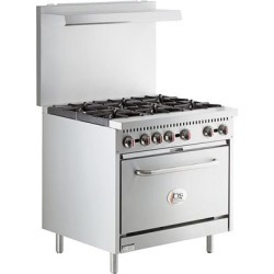 Cooking Performance Group S36-L Liquid Propane 6 Burner 36" Range with Standard Oven - 210,000 BTU