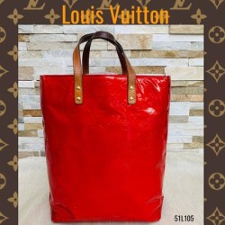 Louis Vuitton Bags | Louis Vuitton Tote Bag Reade Red Vernis Shoulder | Color: Red | Size: Os found on Bargain Bro Philippines from poshmark, inc. for $360.00