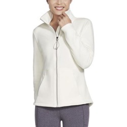 Skechers Women's Go Snuggle Jacket (Size M) Off White, Polyester,Rayon,Spandex