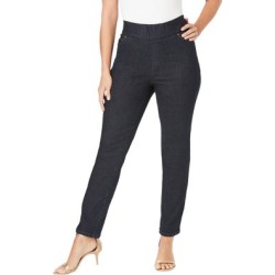 Plus Size Women's Comfort Waistband Jeans by Jessica London in Indigo (Size 14) Pull On Stretch Denim found on Bargain Bro from Roamans.com for USD $31.00