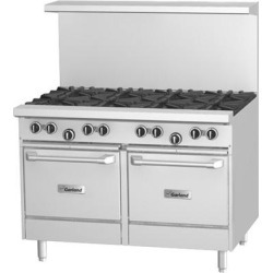 Garland G48-8SS Natural Gas 8 Burner 48" Range with 2 Storage Bases - 264,000 BTU