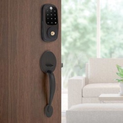 Yale Home Assure Touchscreen Deadbolt w/ Z-Wave Zinc in Brown, Size 9.2 H x 5.5 W x 5.5 D in | Wayfair YRD226-ZW2-0BP found on Bargain Bro Philippines from Wayfair for $199.00
