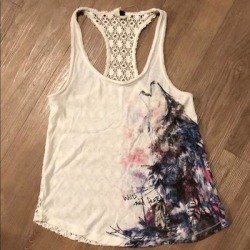 Free People Tops | Free People We The Free - Wild And Free Tank | Color: White | Size: Xs
