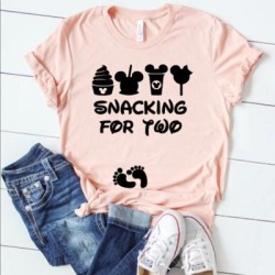 Disney Tops | Disney Pregnancy Shirt Xxl | Color: Pink | Size: Xxl