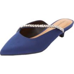 Wide Width Women's The Bette Mule by Comfortview in Evening Blue (Size 10 W) found on Bargain Bro from Ellos for USD $91.19
