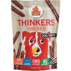 Plato Pet Treats Thinkers Dog Treats - Chicken - Smartpak