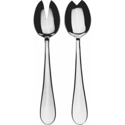 Stainless Steel Natura Salad Servers (Fork and Spoon)