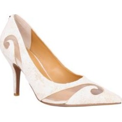 Women's Tassanie Pump by J. Renee in White Gold (Size 7 1/2 M) found on Bargain Bro from Jessica London for USD $83.56