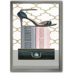 East Urban Home 'Glam fashion High Heels VIII' Picture Frame Print on Canvas Metal, Size 40.0 H x 30.0 W x 1.5 D in | Wayfair found on Bargain Bro from Wayfair for USD $132.99