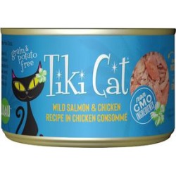 Tiki Cat Napili Luau Salmon Chicken Wet Cat Food, 6 oz. found on Bargain Bro from petco.com for USD $2.65