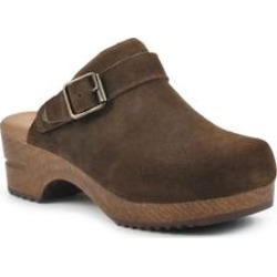 Women's Being Convertible Clog Mule by White Mountain in Brown Suede (Size 8 M) found on Bargain Bro Philippines from Woman Within for $79.99