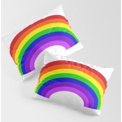 Rainbow King Size Pillow Sham by Andersonartstudio - STANDARD SET OF 2 - Cotton