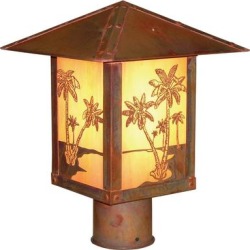 Arroyo Craftsman Timber Ridge 10 Inch Tall 1 Light Outdoor Post Lamp - TRP-9PT-WO-RB found on Bargain Bro Philippines from Capitol Lighting for $664.00
