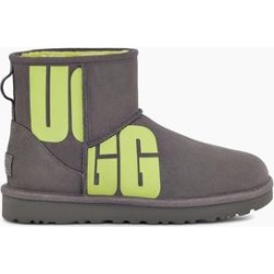 Classic Mini Broken Logo Boot - Gray - Ugg Boots