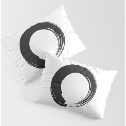 Zen King Size Pillow Sham by Hellena - STANDARD SET OF 2 - Cotton