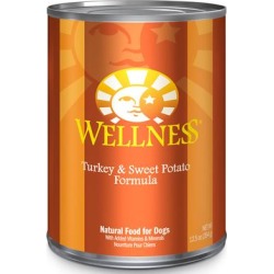 Wellness Complete Health Natural Turkey and Sweet Potato Wet Dog Food, 12.5 oz., Case of 12, 12 X 12.5 OZ
