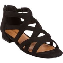 Extra Wide Width Women's The Lana Sandal by Comfortview in Black (Size 7 WW) found on Bargain Bro Philippines from Ellos for $69.99