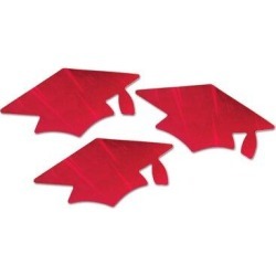 The Party Aisle™ Graduation Cap Cutout in Red | Wayfair 261C4AE7AB284A228819D84B61A0B167